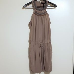 NWT BCBGMaxAzria SILK Dress with POCKETS!